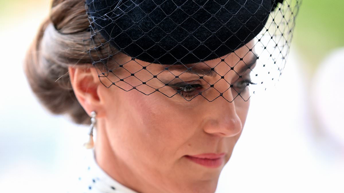A soft smile and a poignant tribute to her mother-in-law, days after Harry's bombshell interview, Kate is a picture of elegance for VE Day