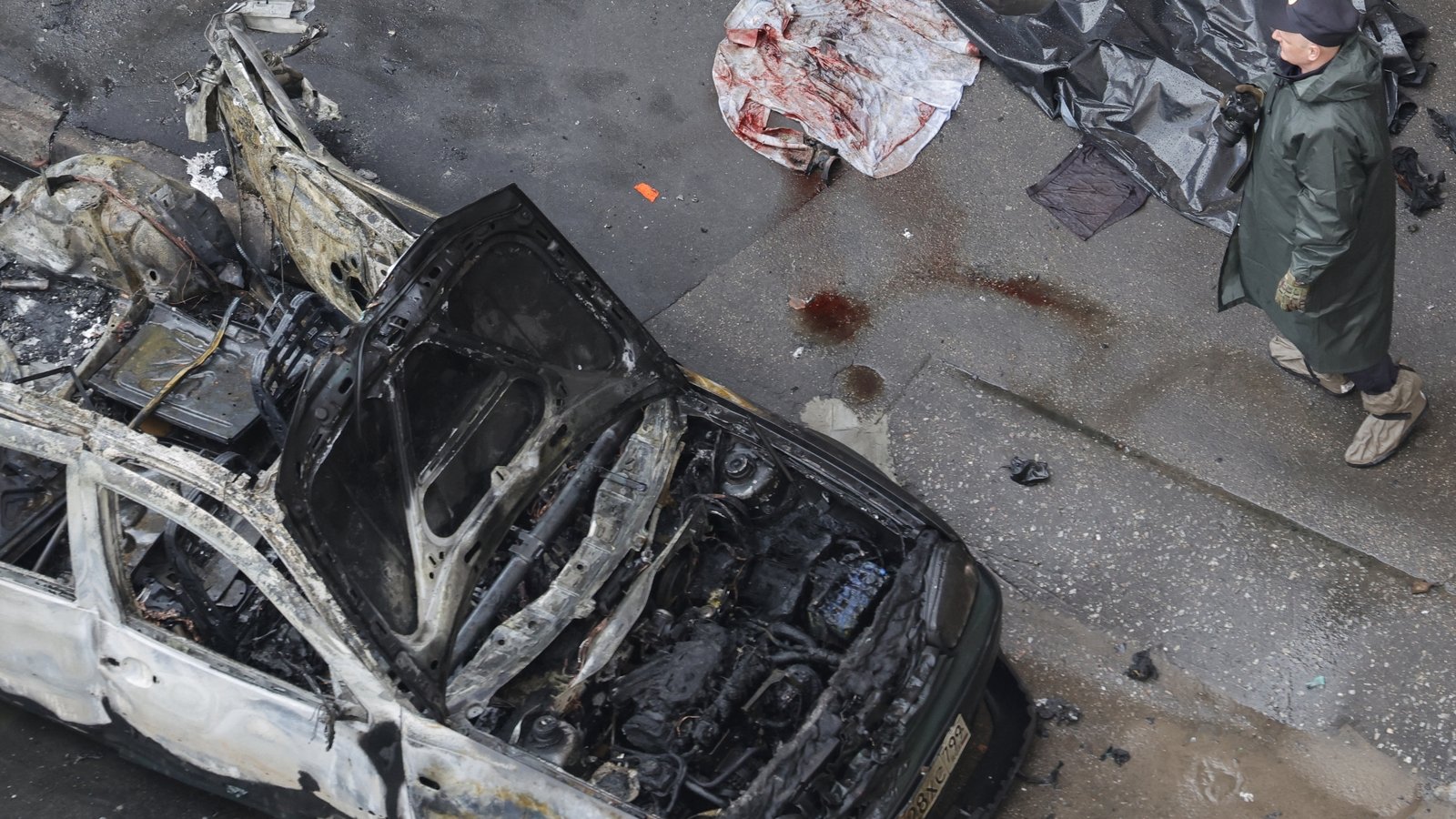 Man arrested over car bomb killing of Russian general