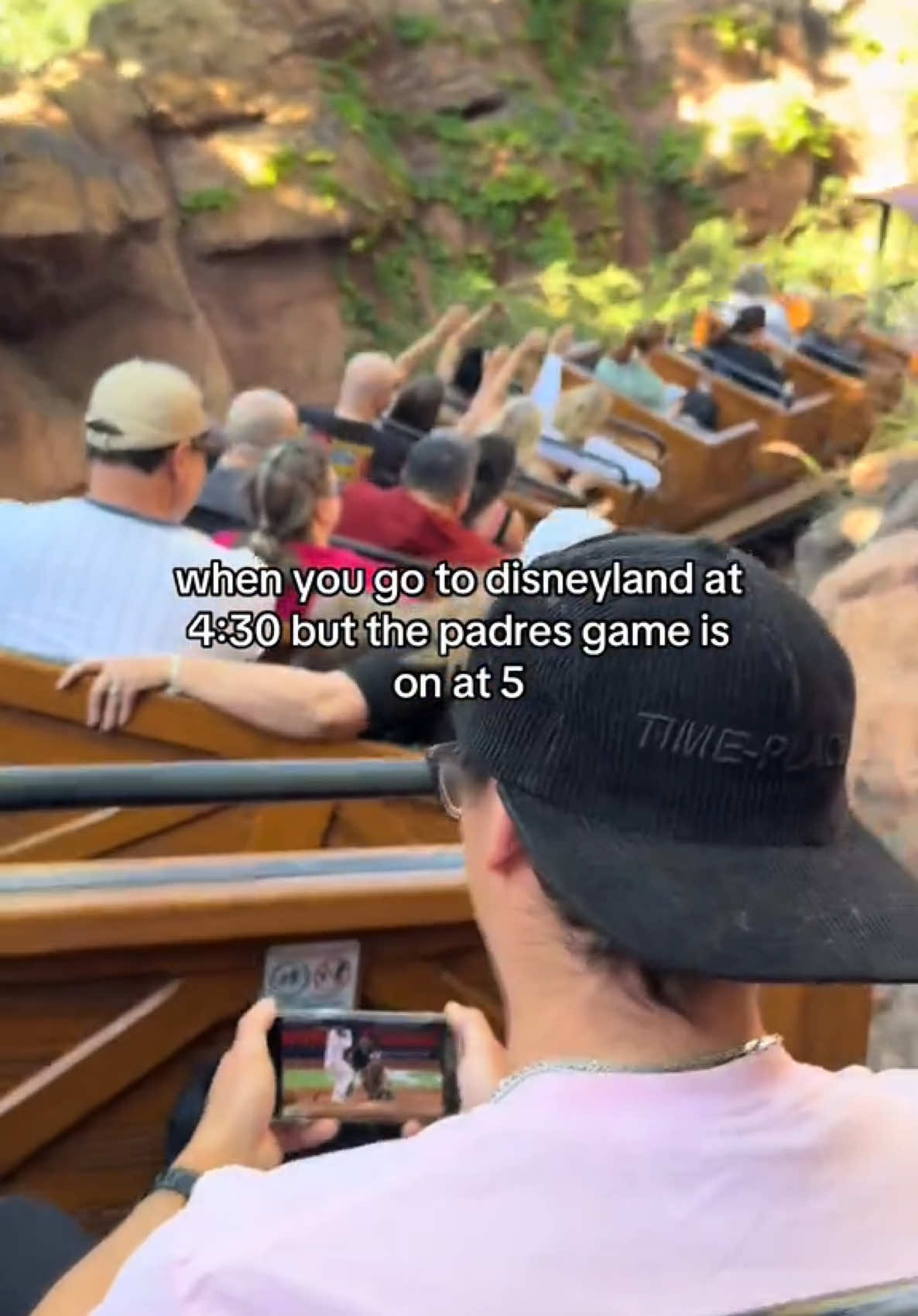 Baseball comes first 😅 (via @sierra kalani) #mlb #baseball #padres #disney #disneyland