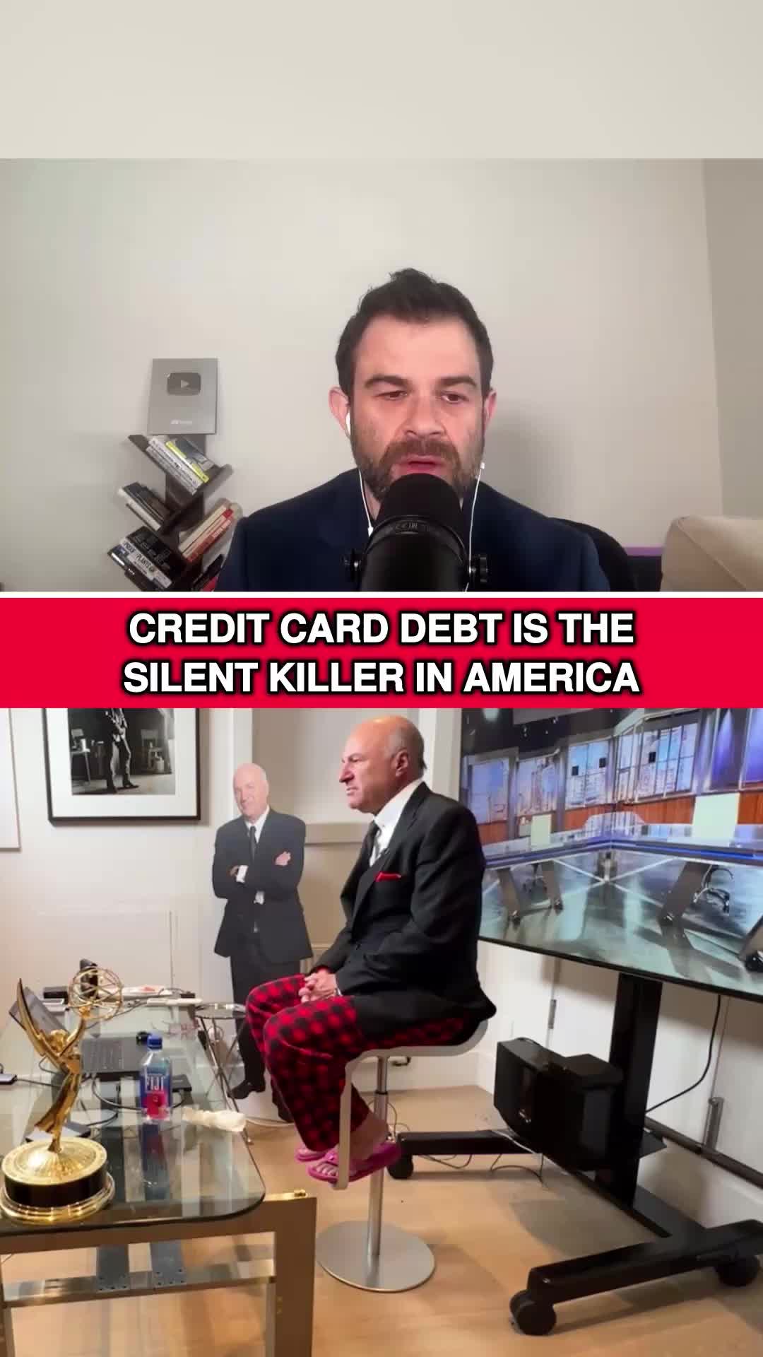 The reason I own all the credit card companies is I'm getting paid 23% by people that have credit balances on their cards. It's crazy that you would pay interest of 23% on what you owe the credit card company. You should pay off your balance there and then retire all your debt and start saving even if you're 30 or 40. You'd be amazed the power of compounding interest over even a decade. It's never too late. The key to life is stay out of debt. Debt is what really takes you down. It comes out of nowhere and bites you and you're not ready for when it happens.