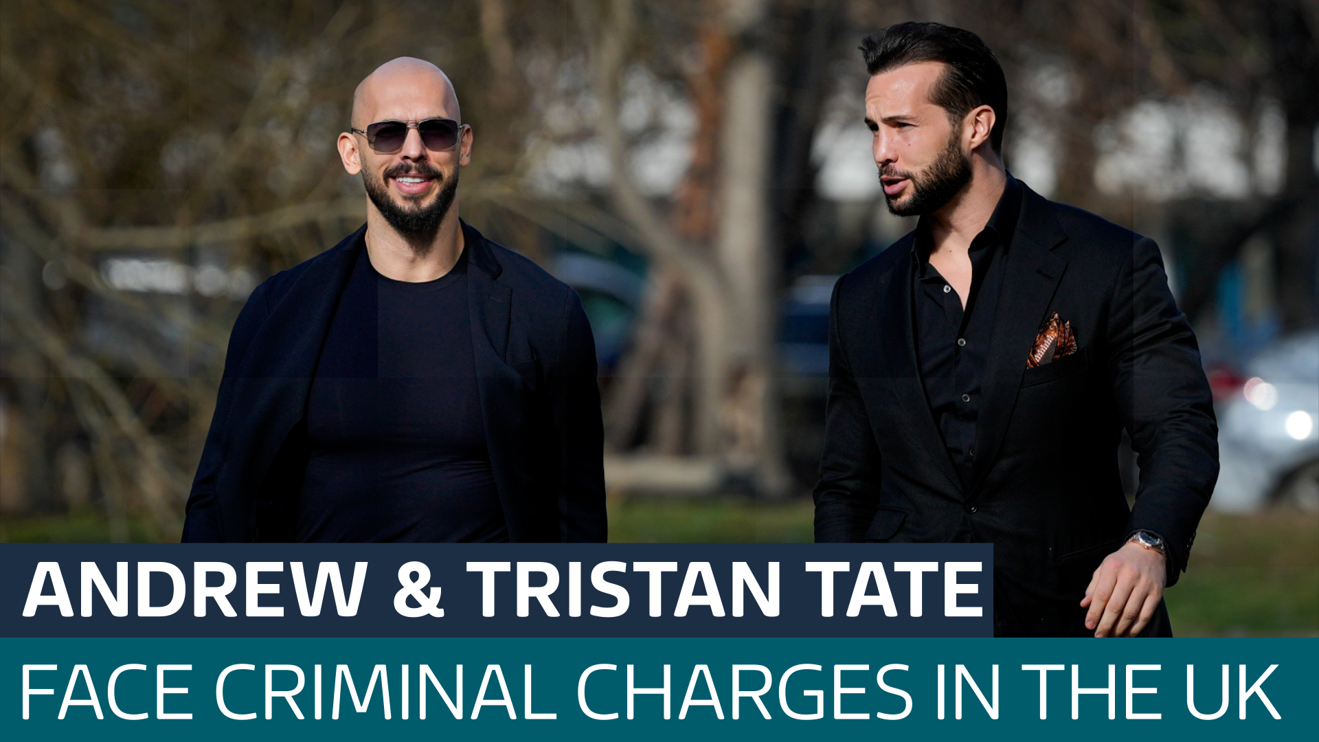 Influencers Andrew and Tristan Tate face criminal charges in the UK including rape - Latest From ITV News