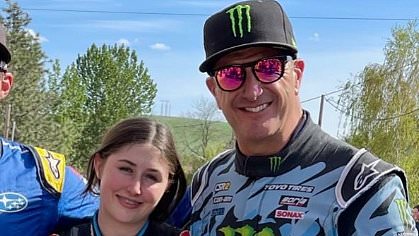 Ken Block's daughter carries on his legacy: Racing prodigy Lia stars in new Netflix show F1 Academy two years after her father's death in tragic snowmobile accident