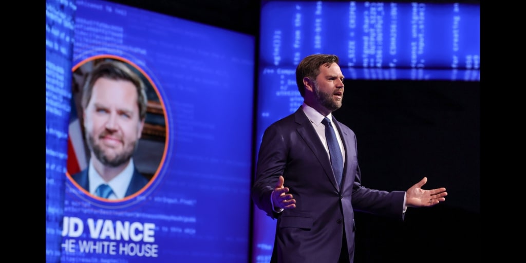 ‘A wholesale embrace’: JD Vance, Trump’s sons tout crypto deregulation at Bitcoin event