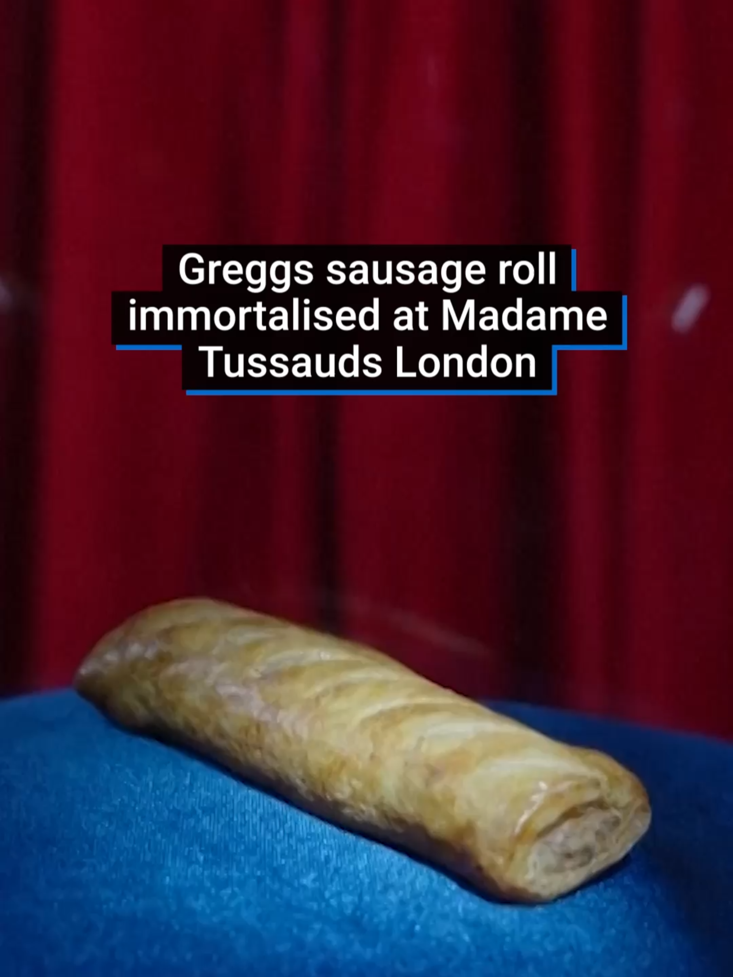Greggs sausage roll has been immortalised with its own figure at wax museum Madame Tussauds in London. The tourist attraction, known for its wax figures of celebrities, royals and others, said the replica of the flaky savoury pastry with meat was the first time a food item had been given the treatment usually reserved for the famous.  It will go on display in the museum’s Culture Capital Zone besides figures of naturalist David Attenborough, playwright William Shakespeare and rapper Stormzy on June 5 - National Sausage Roll Day. #sausageroll #greggs #uknews #british #fyp #ukfood