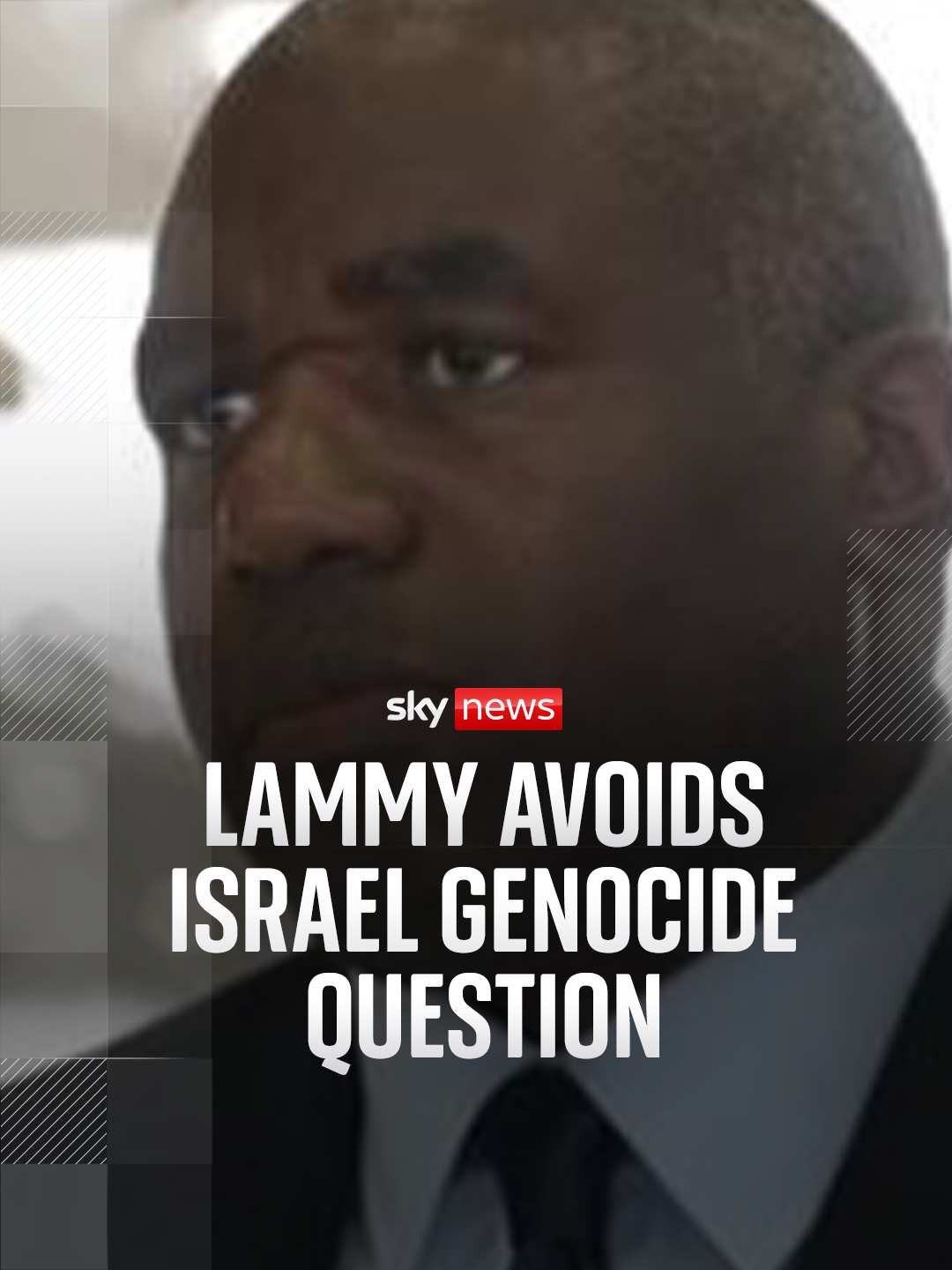 David Lammy MP stopped short of saying Israel was guilty of genocide, saying that was a decision for judges in international tribunals. #skynews #gaza #israel