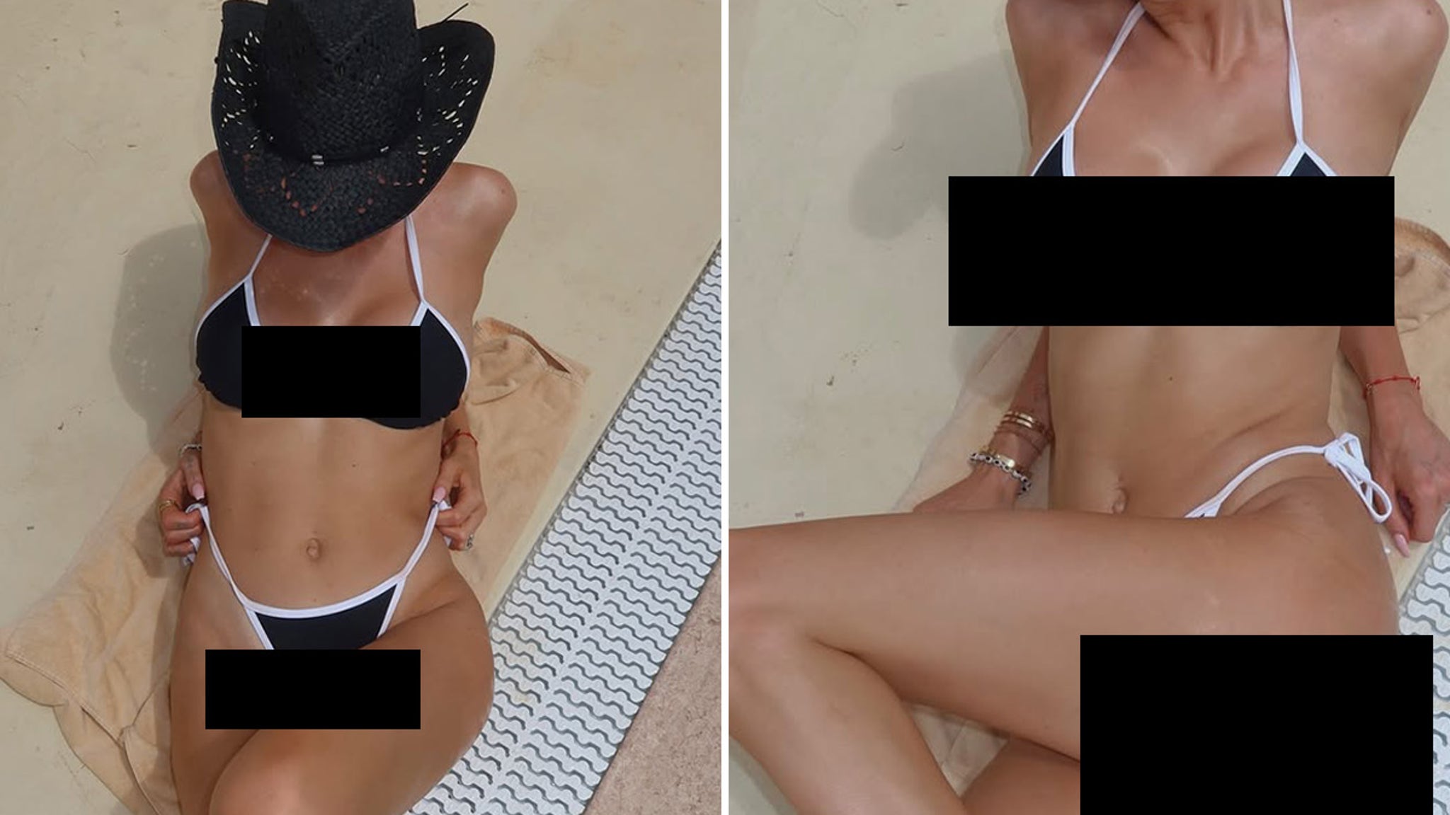 'Love Island' Babe in Black Bikini Guess Who!