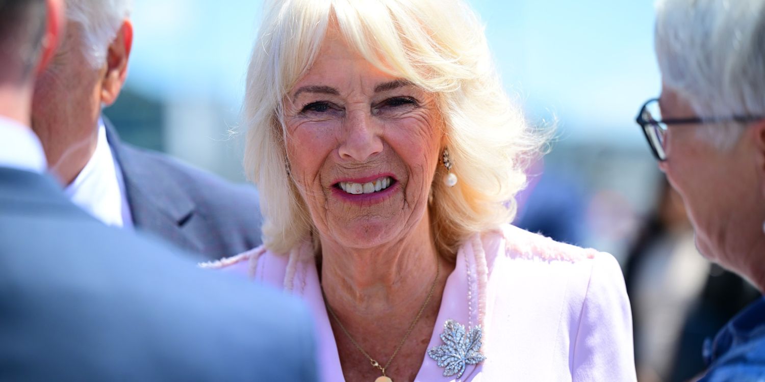 Queen Camilla Re-Wears Exact Same Dress She Wore to Prince Harry and Meghan Markle’s Royal Wedding