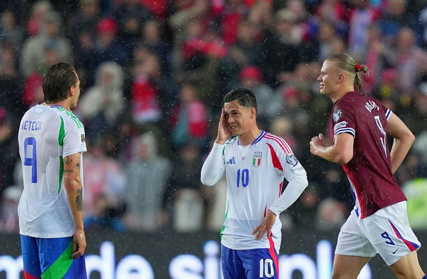 Italy thrashed by Norway as Belgium held in World Cup qualifying