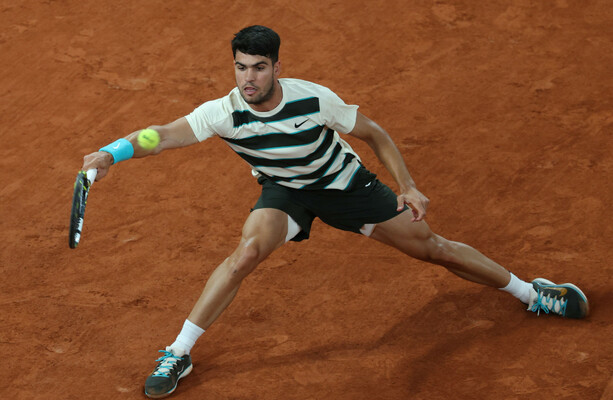 Reigning champion Alcaraz into French Open final as Musetti retires
