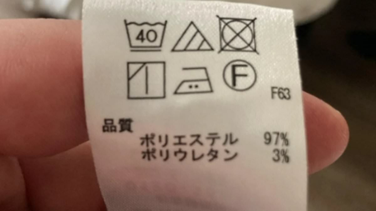 People are only just realising what the triangle symbols on laundry labels are for
