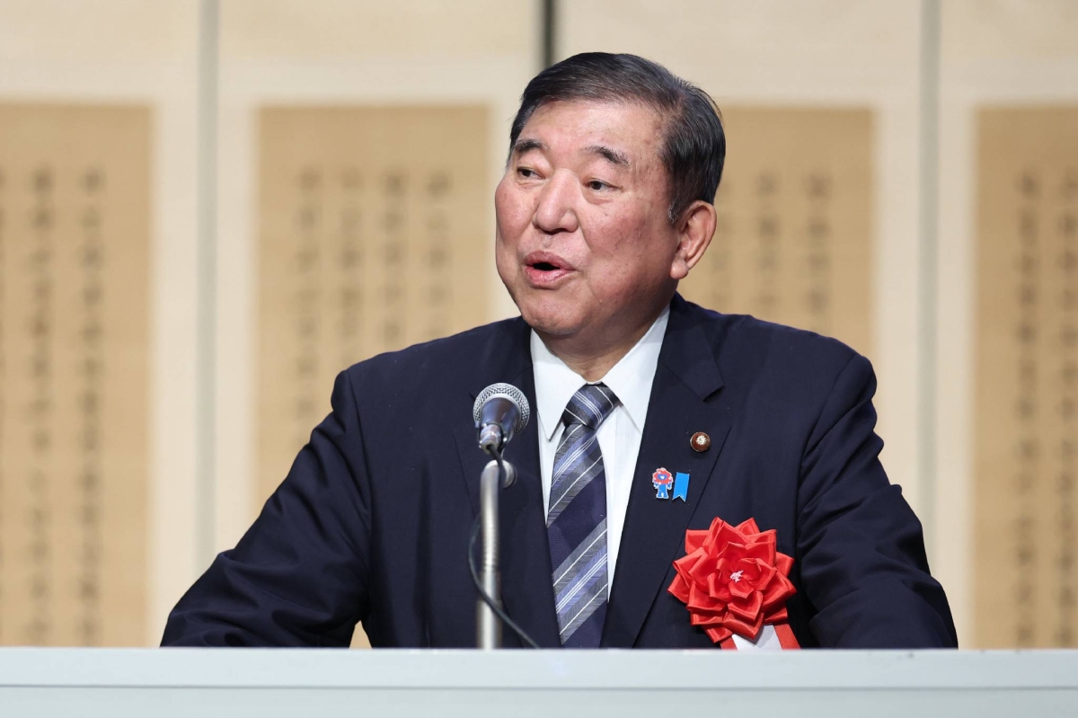 Ishiba calls for expanding Japan-South Korea exchanges