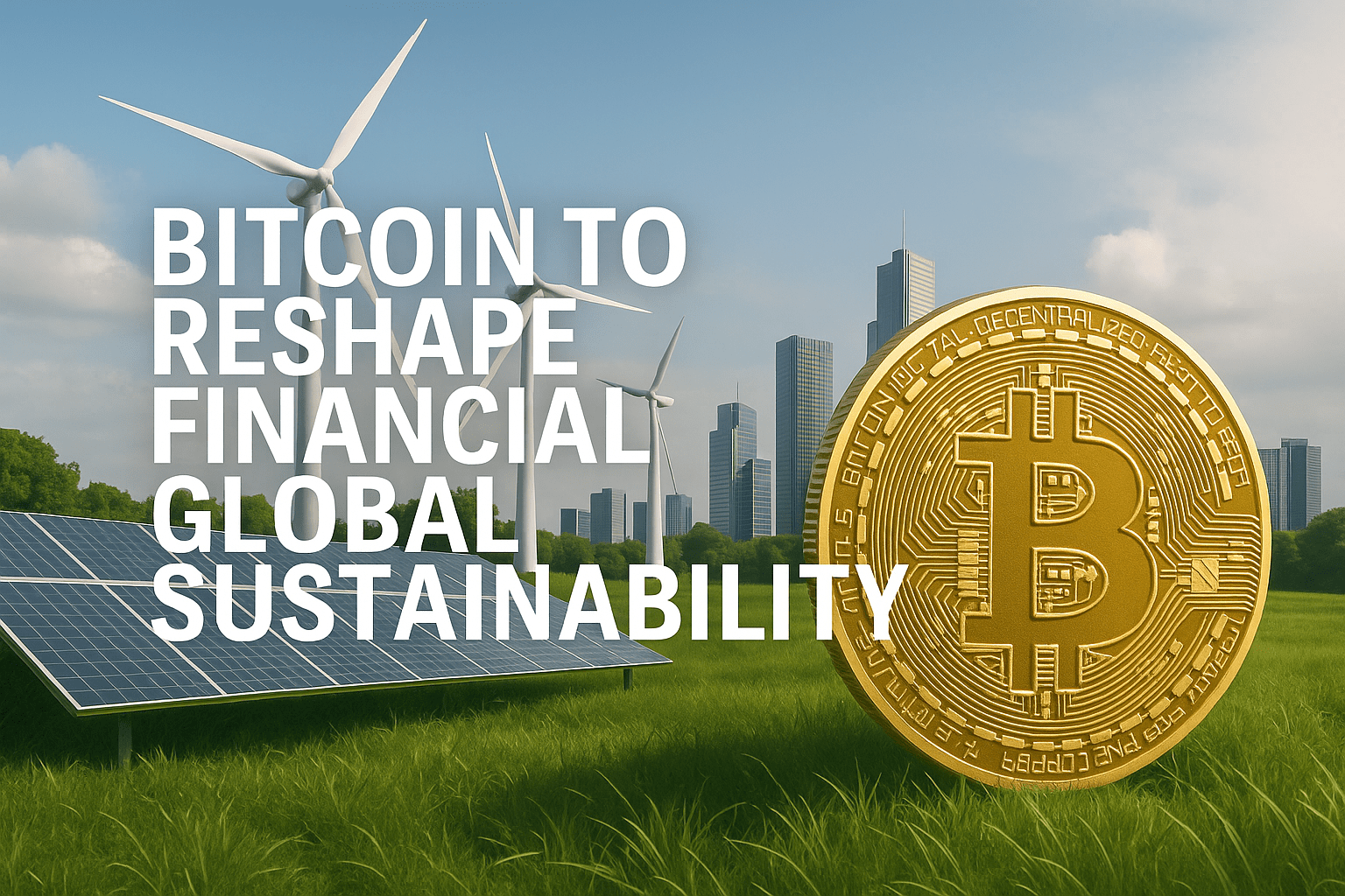 Bitcoin to Reshape Finances & Global Sustainability From the Ground Up, Study Finds