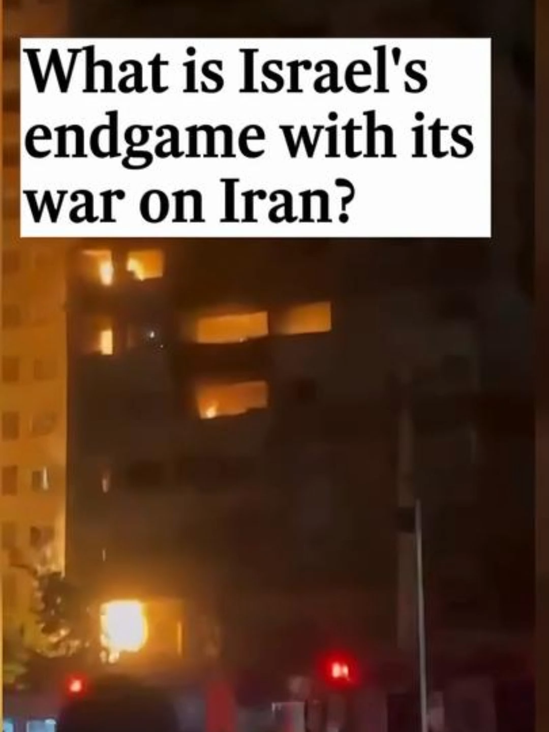 What is Israel endgame with its war on Iran?  'There is no endgame' says Faraz Gergez, Professor of International Relations at the London School of Economics and Political Science Listen to In the News wherever you get your podcasts #Israel #IsraelIran #israeliranconflict #FarazGergez #Poltics