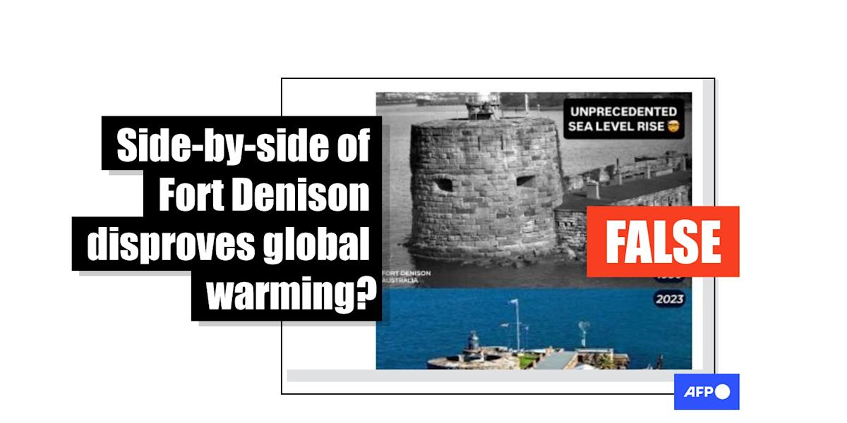 Pictures of Australian landmark misused to deny sea-level rise