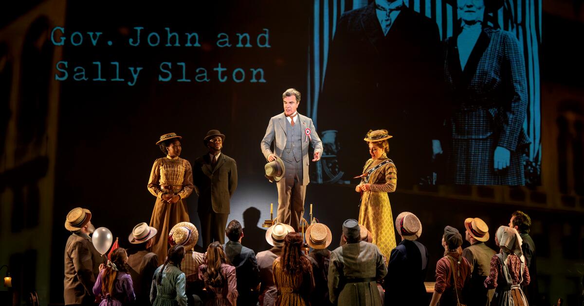 The Tony-winning revival of 'Parade' turns a miscarriage of justice into gripping musical drama