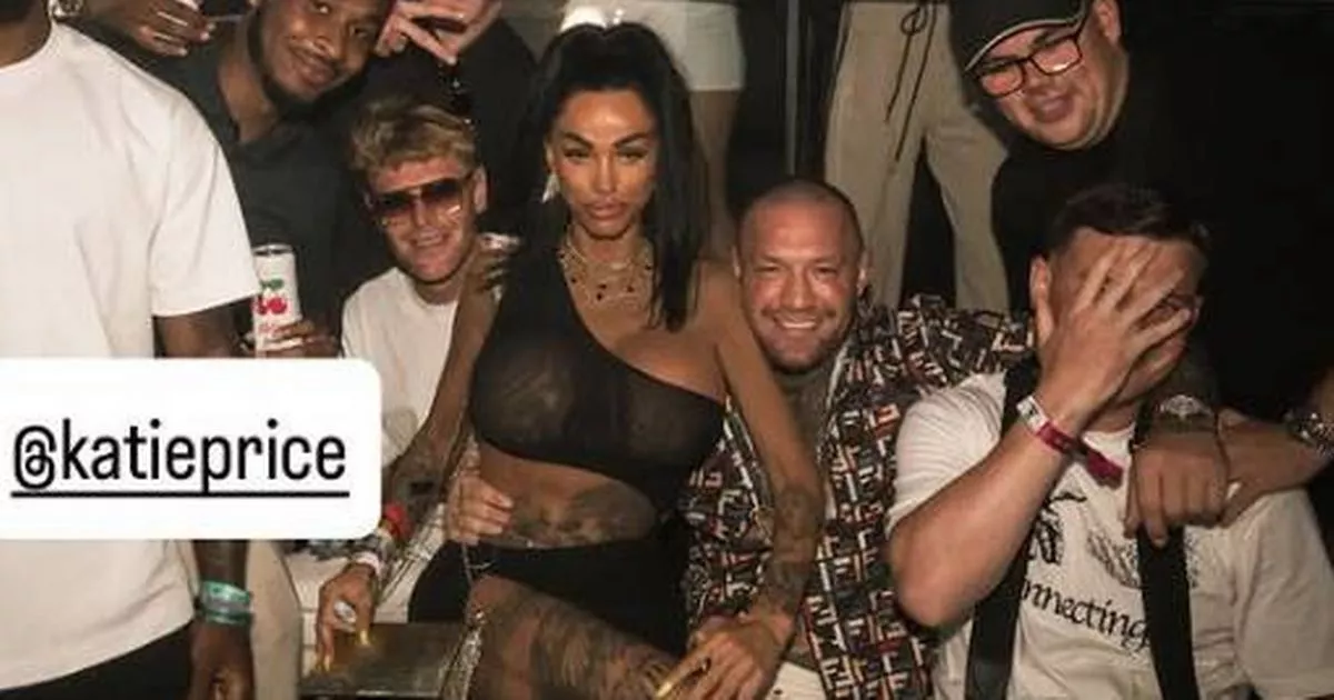 Kinahan cartel boss's son parties with Conor McGregor and Katie Price