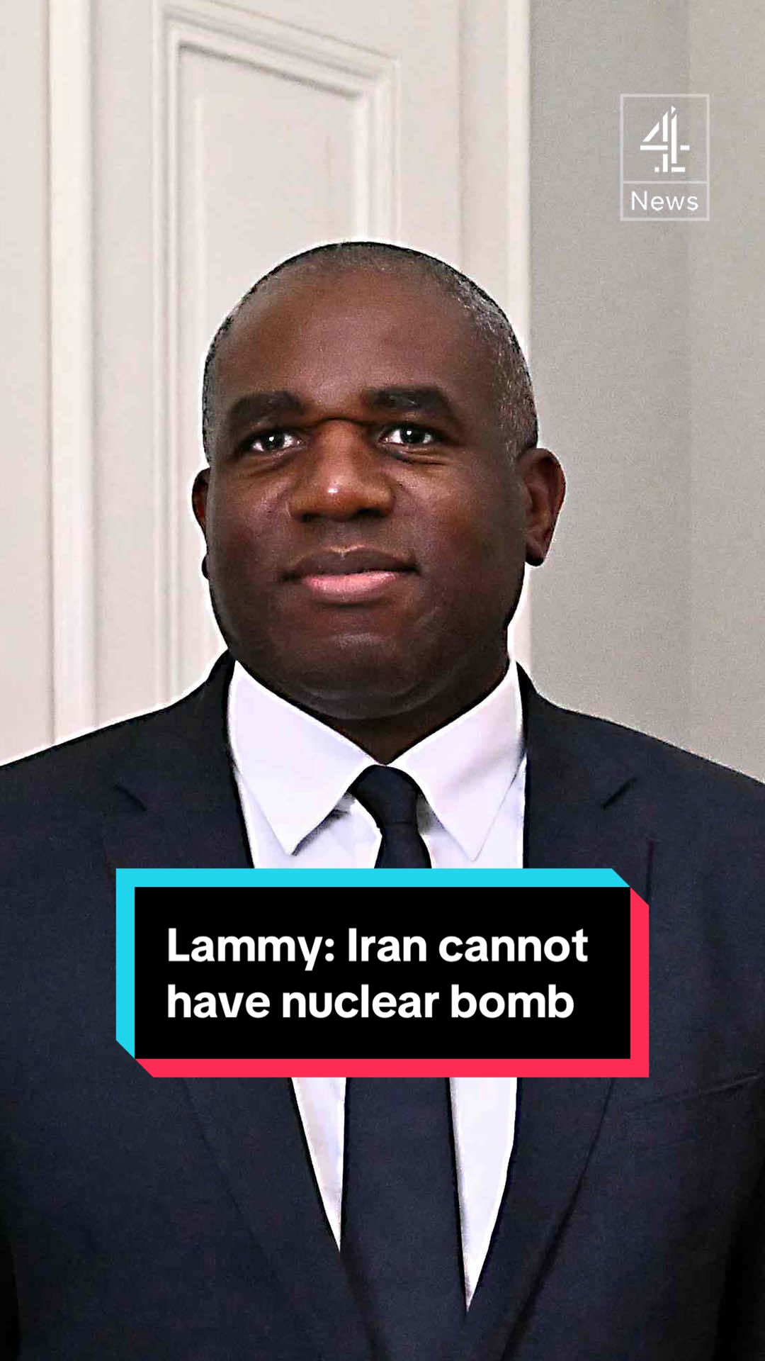 Foreign Secretary David Lammy says Iran "cannot have a nuclear bomb" and that the world is in a "perilous moment" - after Europe and Iran's foreign ministers meet in Geneva. #Iran #DavidLammy #Europe #E3 #Nuclear #Geneva #Europe