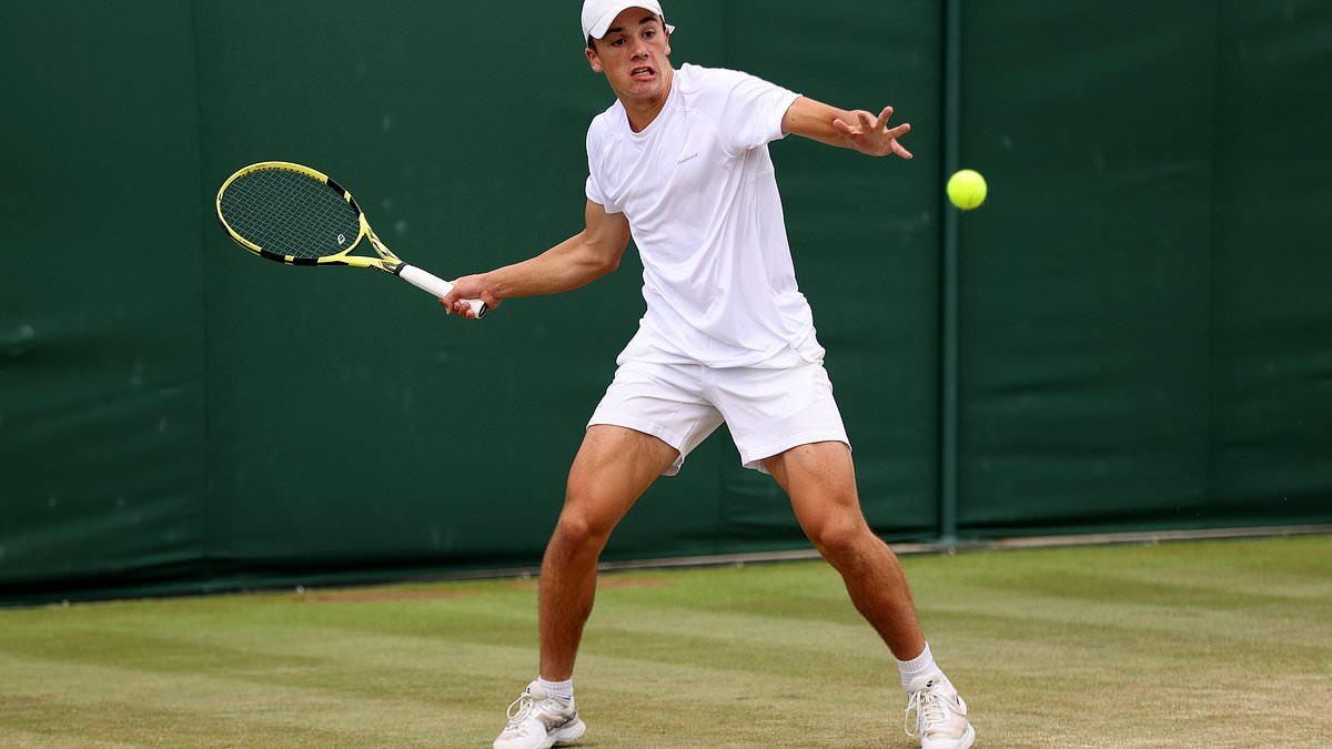 Revealed: Why British No 719 bizarrely shouts 'GARETH' as he qualifies for Wimbledon main draw but WON'T be able to claim £66,000 prize money