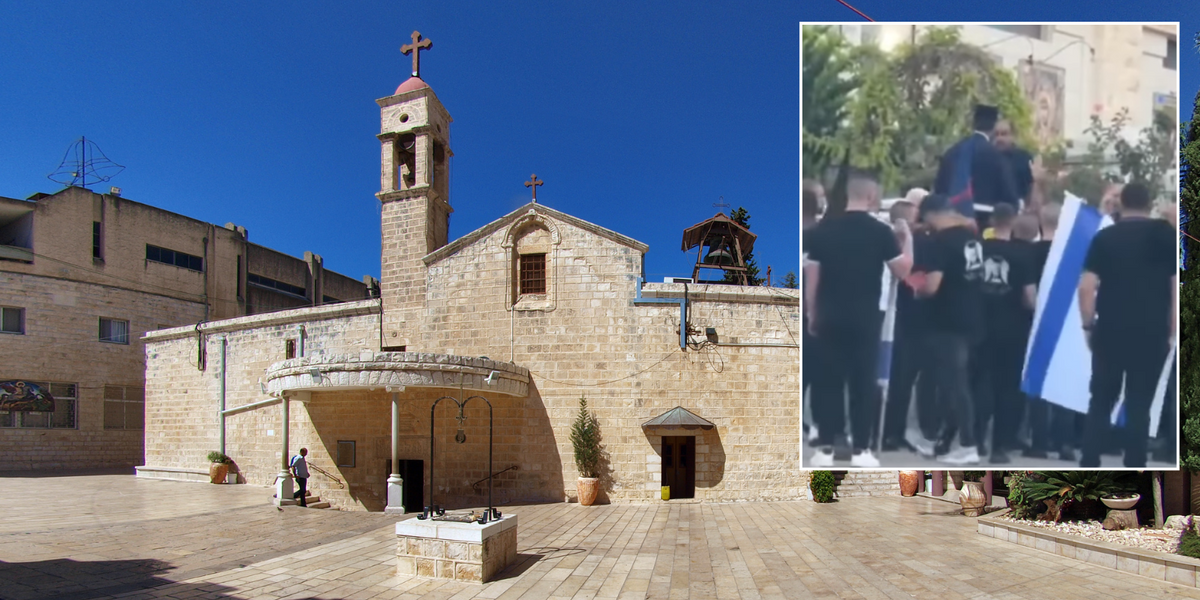 Church in Nazareth attacked and vandalised by group called 'Soldiers of God'