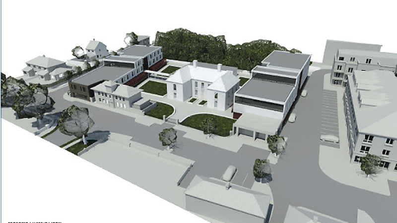 Plans for 98-bed residential nursing home at Glebe House