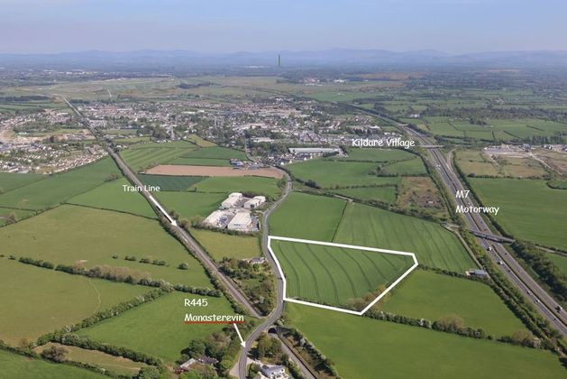 Dezoned land next to Kildare town to auction with ‘hope’ prospects