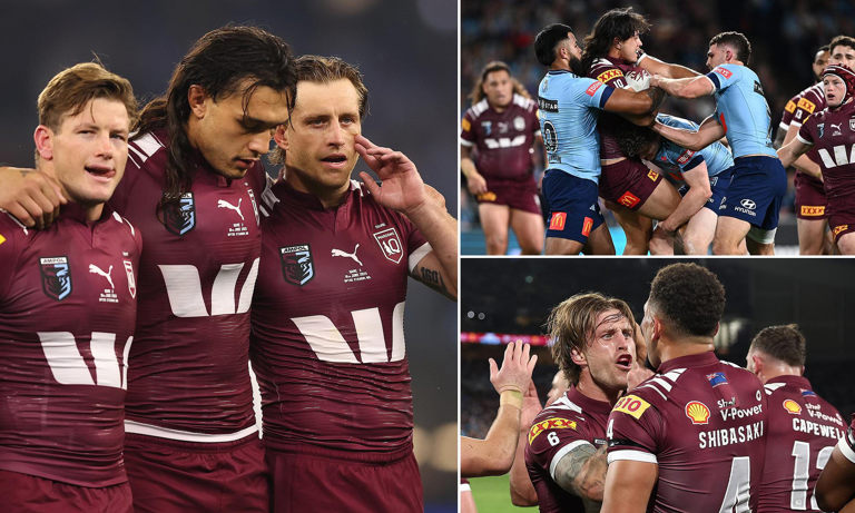 Maroons star produces subtle act of support for heartbroken team-mate in the build-up to Origin III