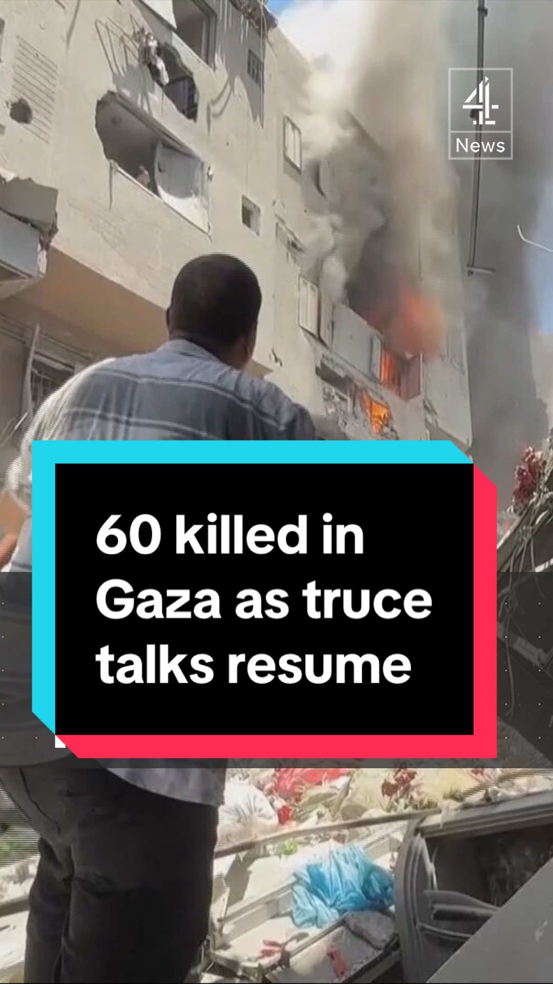 While Benjamin Netanyahu and Donald Trump held more talks in Washington last night over a potential ceasefire in Gaza, Israeli strikes continued to reign down on the Strip - killing at least 105 people in the last 24 hours according to the health officials in Gaza. Indirect talks between Israel and Hamas, however, have yet to result in an agreement. #Hamas #Israel #Gaza #Palestine #News #Channel4News #C4News