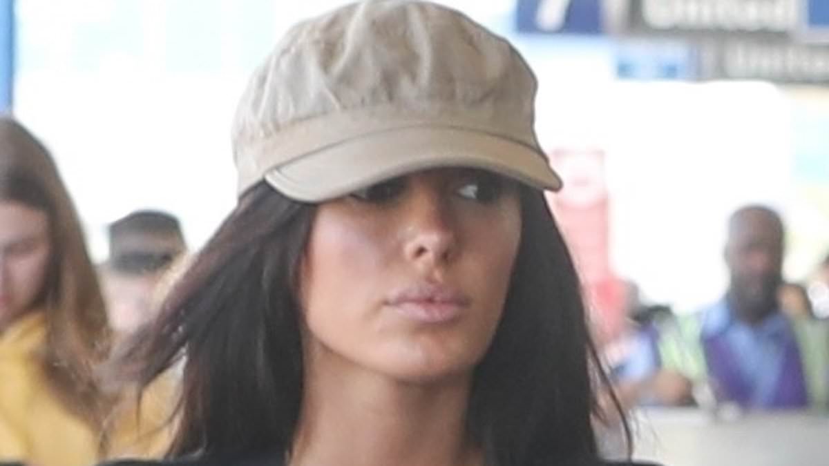 Bianca Censori rocks microscopic shorts at LAX as she and Kanye West flee town after sexual assault claim