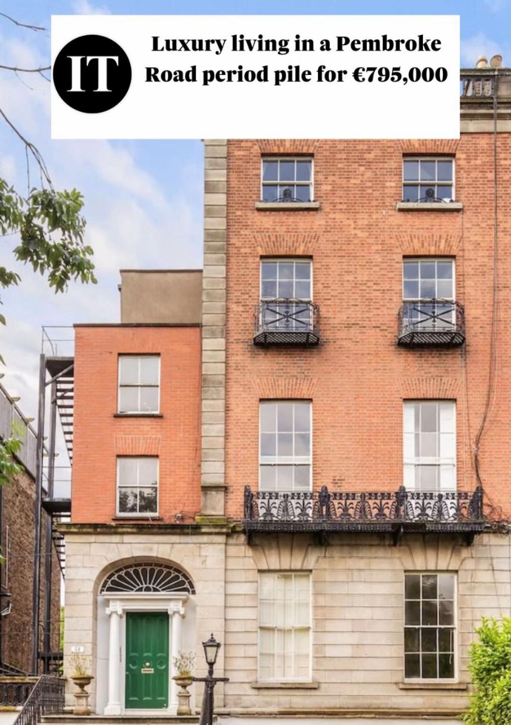 This two-bedroom apartment blends original features with contemporary style and sits within 20-minute walk of St Stephen’s Green.  Click the link in our bio for more  #property #ireland #irish #dublin #stephensgreen #houseoftiktok #house