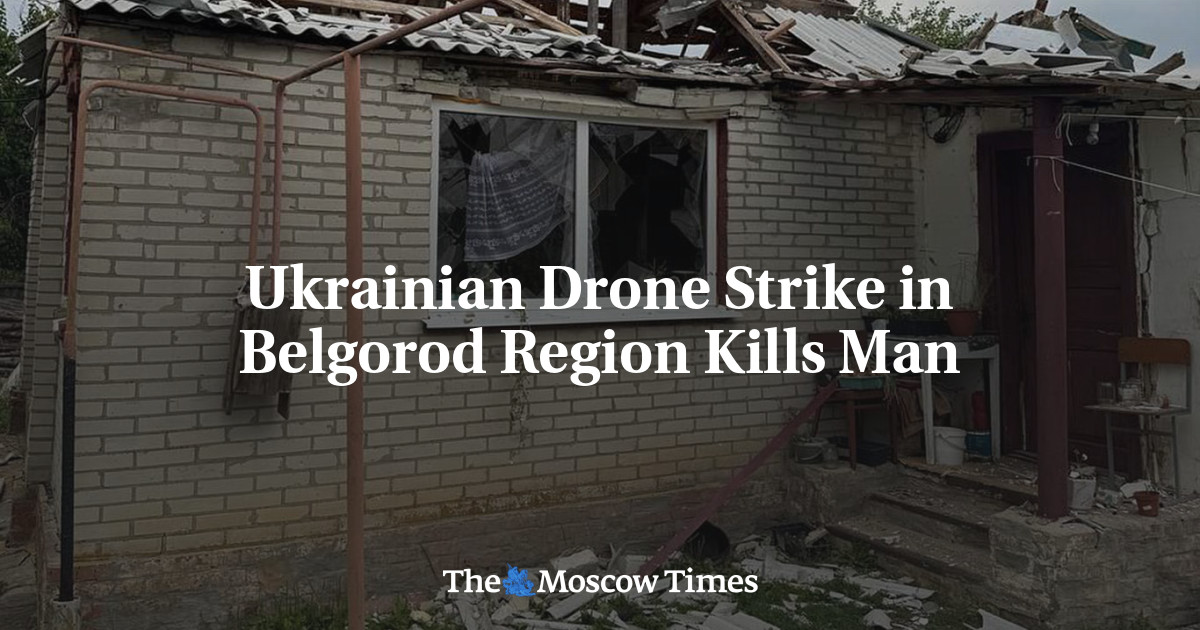 Ukrainian Drone Strike in Belgorod Region Kills Man