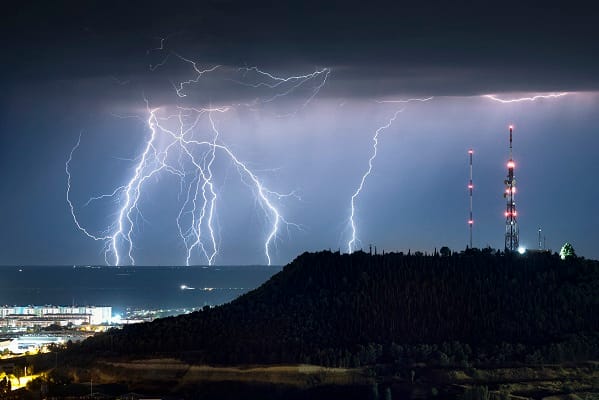 Amber thunderstorm warning issued