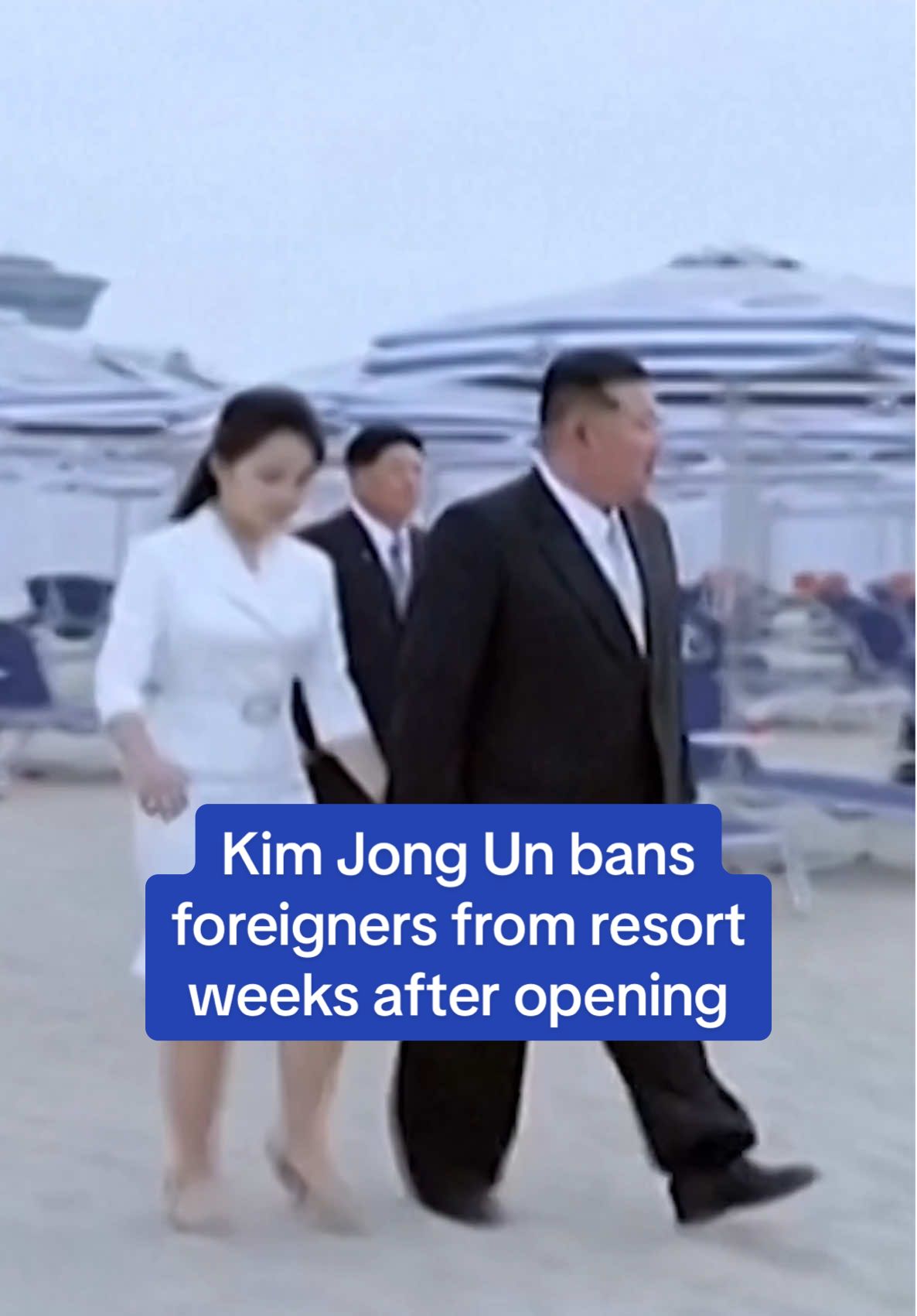 North Korea has barred foreign visitors from its newly opened Wonsan-Kalma beach resort, just weeks after welcoming its first international guests. The resort is ‘temporarily not receiving foreign tourists,' with no explanation or timeline provided by the government. If restrictions were lifted, would you consider visiting? #news #northkorea #vacation #tourism #asia