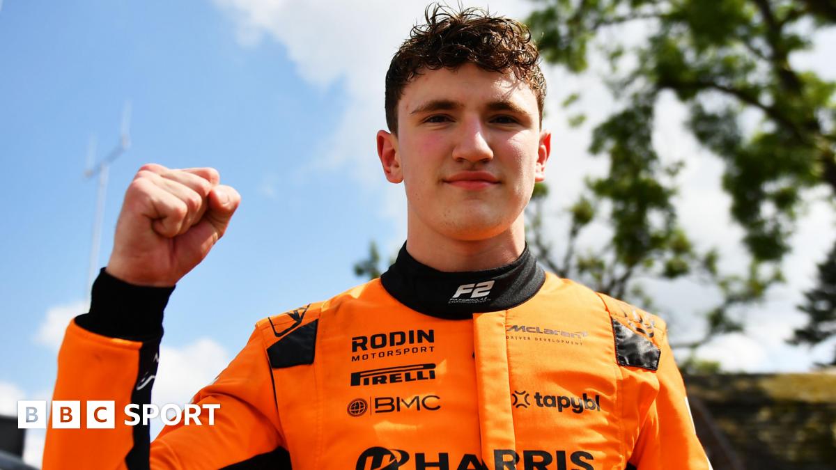 Alex Dunne: Irish teenager on Formula 2 pole position in Belgium