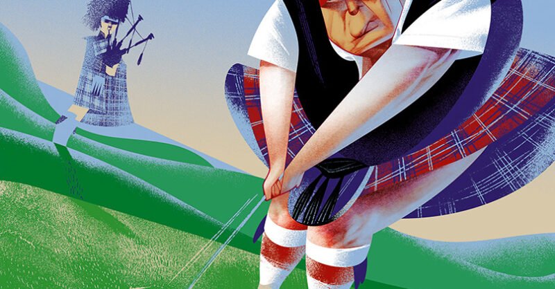 Donald Trump, the king of Scotland