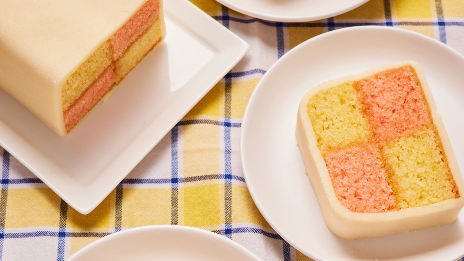 Jane Dunn's Battenberg cake