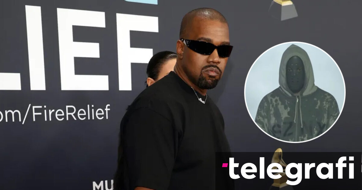Kanye West's strangest post on social media so far: He posed in a photo with a mask and a hoodie
