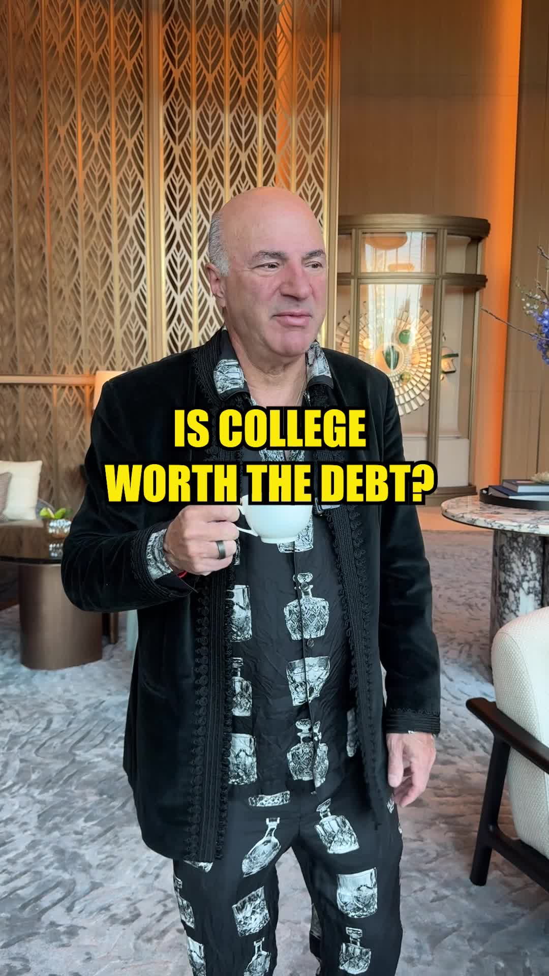 Only if you’re building a network. I barely remember the classes, but I remember the people. Business is about who you know. That’s the real ROI of college.