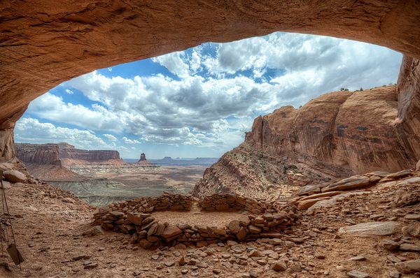 False Kiva in Moab, Utah