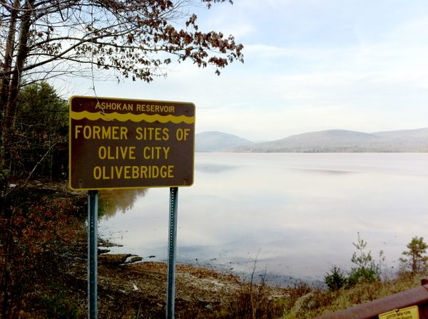 The Drowned Towns of the Ashokan Reservoir in West Shokan, New York