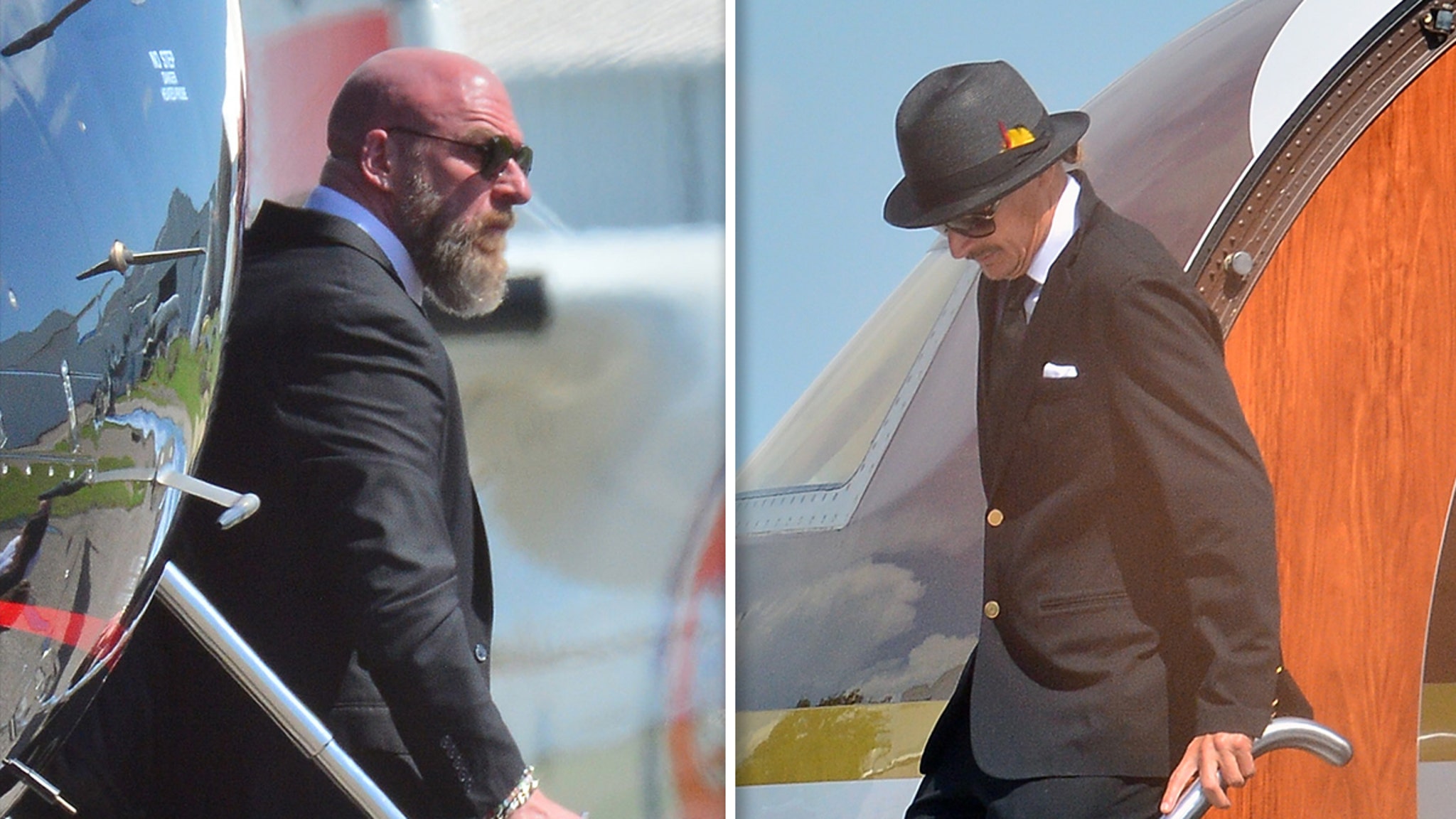 Linda Hogan, Wife Sky, Triple H, Kid Rock Arrive At Hulk Hogan Memorial Service