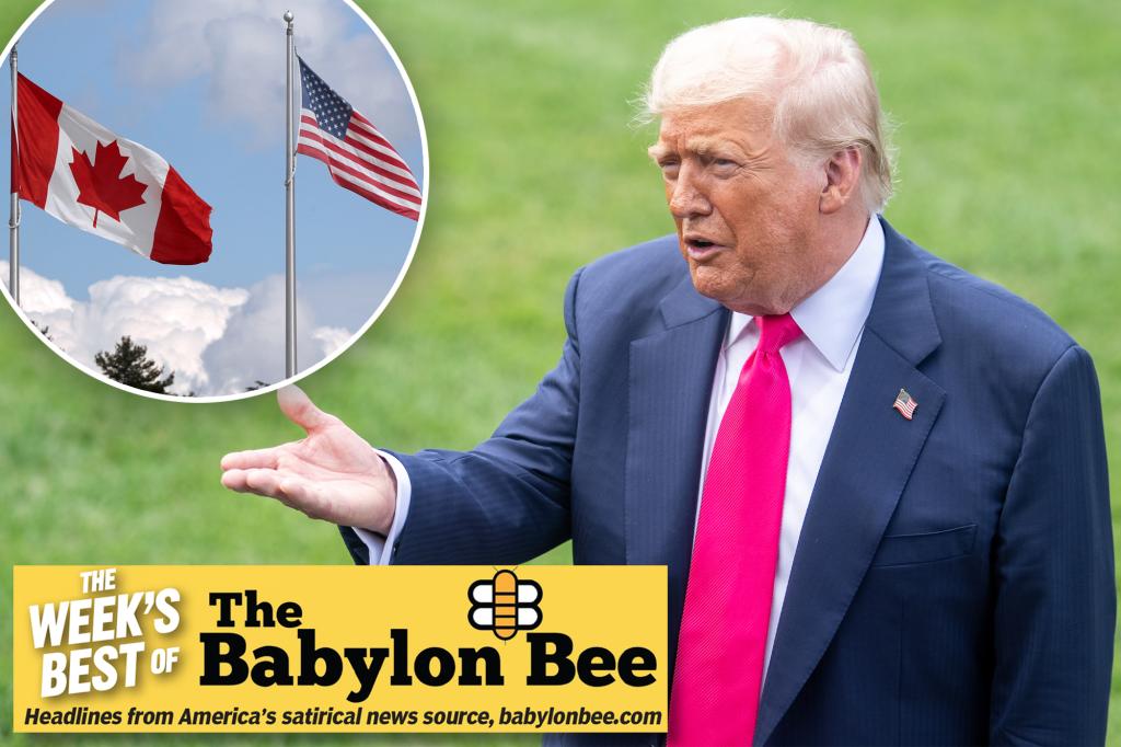 Best of the Babylon Bee: Trump gerrymanders US to include Canada