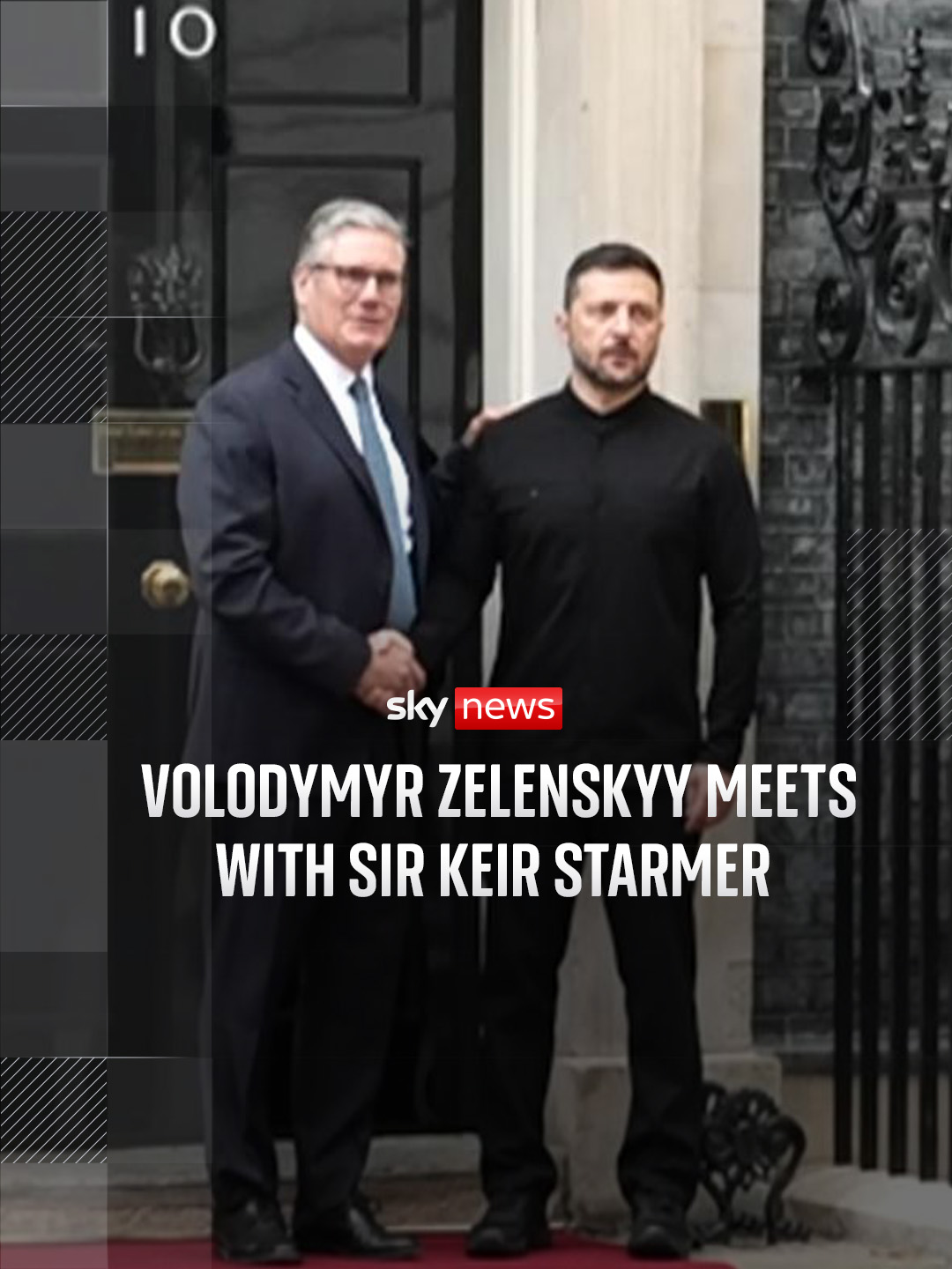 In the build up to Donald Trump’s meeting with Vladimir Putin in Alaska, Volodymyr Zelenskyy arrived in London to speak to Sir Keir Starmer. NBC News reports that the US president has said he does not plan to discuss division of land with the Russian leader. #SkyNews#Ukraine#Russia