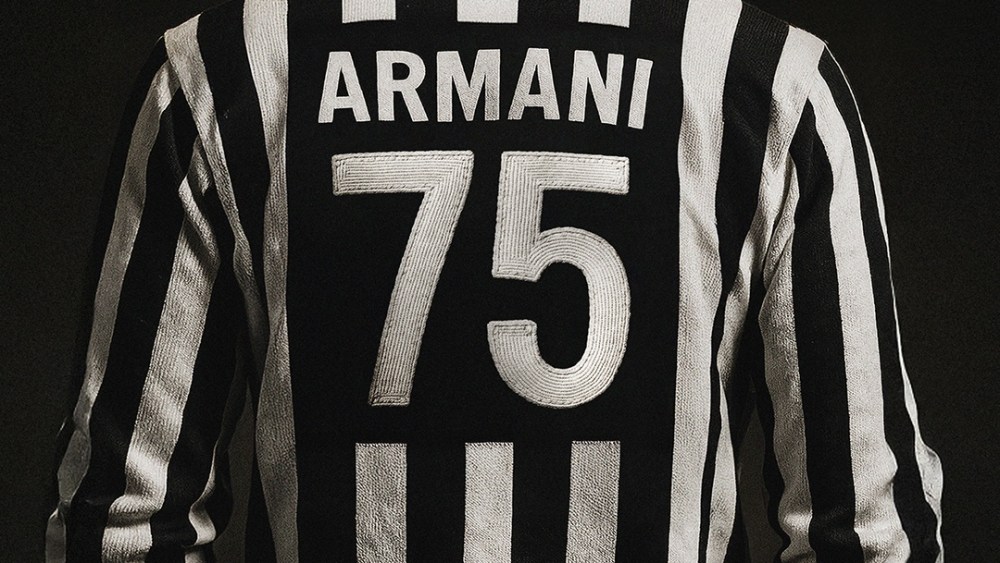 Giorgio Armani Designs Formalwear for Italy’s Juventus Soccer Club
