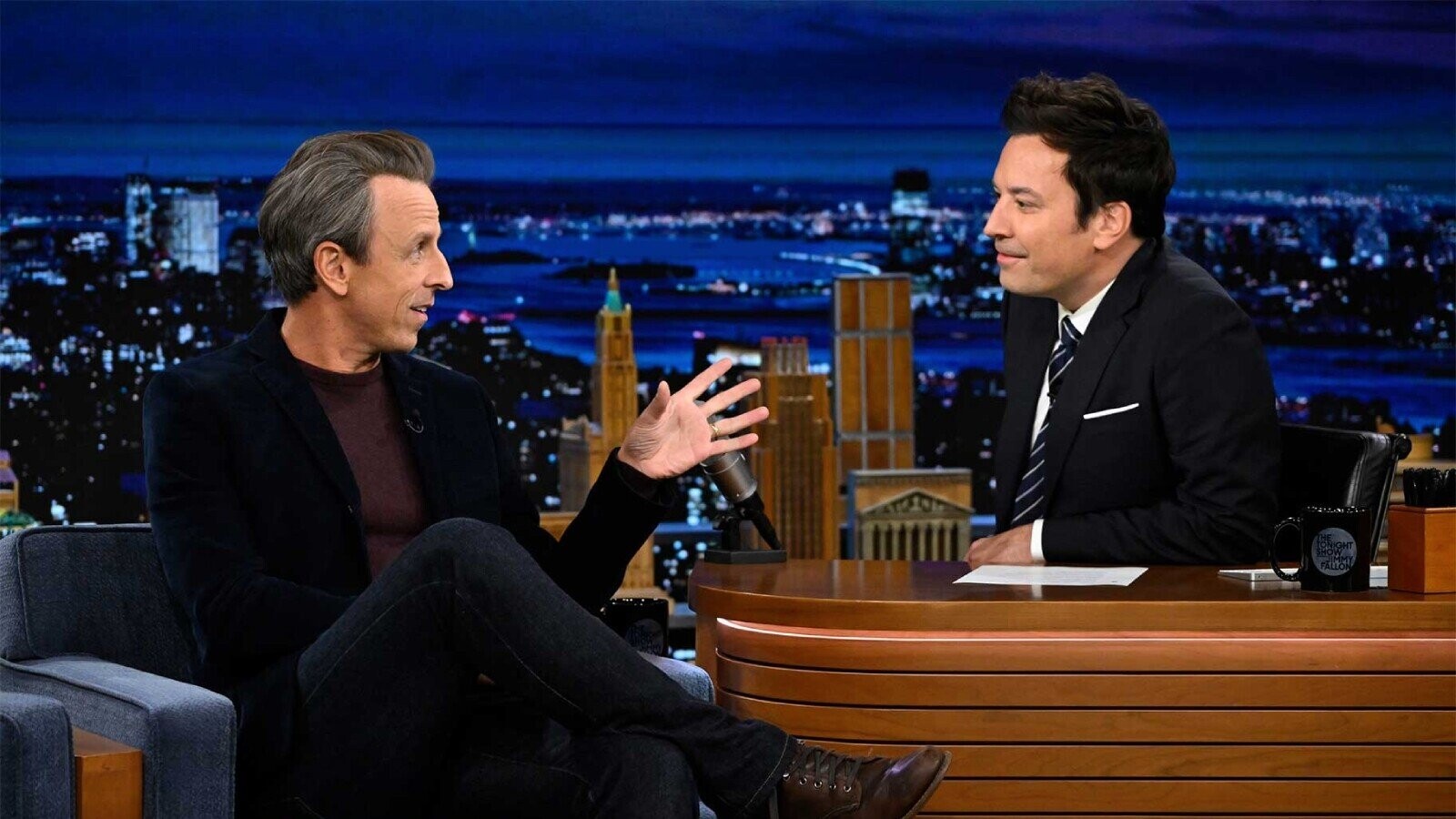 Lorne Michaels Believes That Seth Meyers and Jimmy Fallon’s Jobs Are Safe