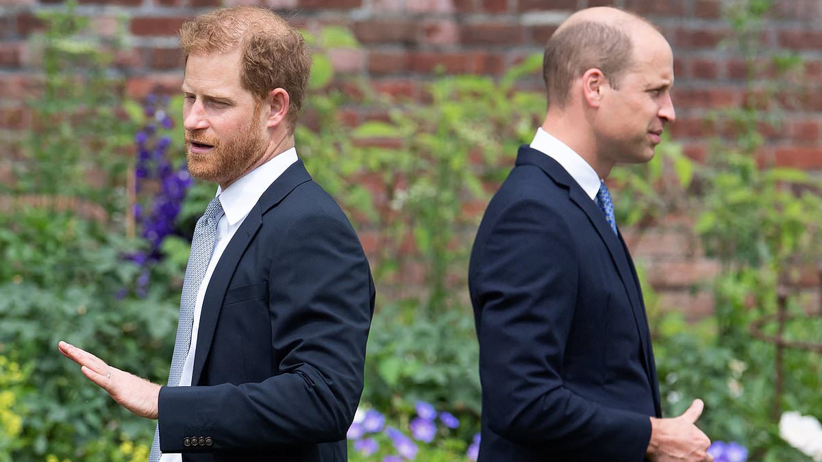 Princes William and Harry will 'never be a united family in public' again, claims King's former butler - but says Charles is 'working towards seeing grandchildren Archie and Lilibet'
