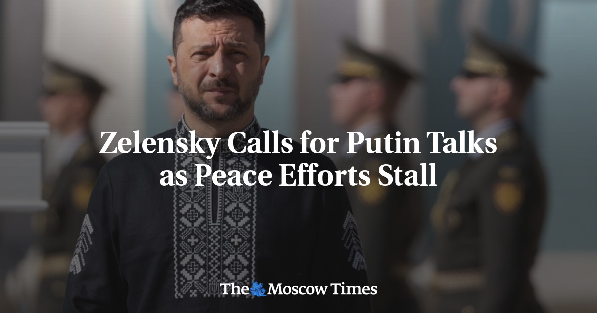 Zelensky Calls for Putin Talks as Peace Efforts Stall