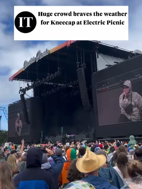 Kneecap take to the main stage at Electric Picnic. Video: Rebecca Daly