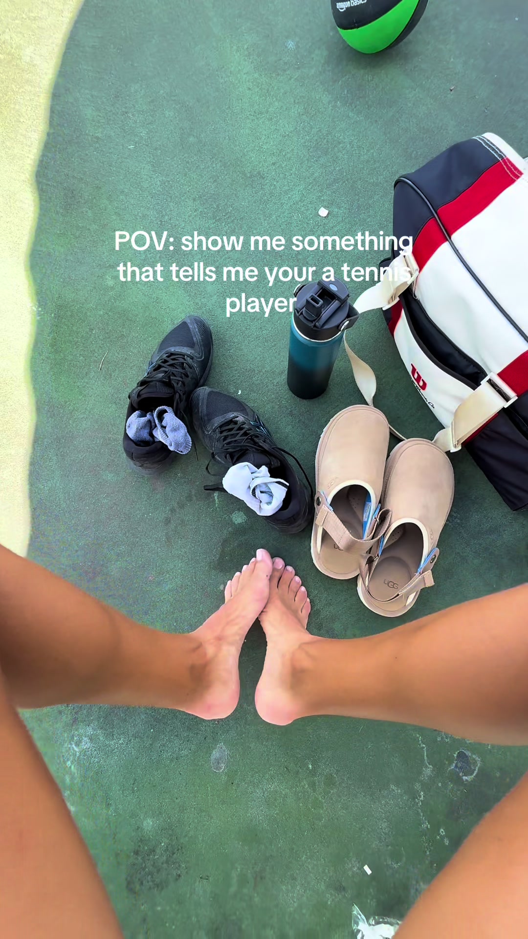 Tennis has some of the worst tan lines 🙄 #fyp #tennis #tennisplayer #tanlines
