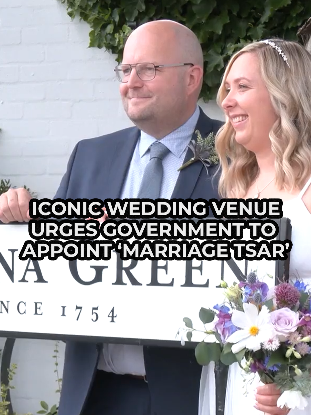 With parliament set to return on Monday, famous wedding venue, Gretna Green, is calling on the government to bring in a ‘Marriage Tsar’ With marriage declining at a rate of around 2 and a half to 3 per cent a year, that person would be tasked with making it easier for Brits to tie the knot. GB News Reporter, Sophie Reaper, paid Gretna a visit to find out more. #Marriage #WeddingCeremony #GretnaGreen #GBNews