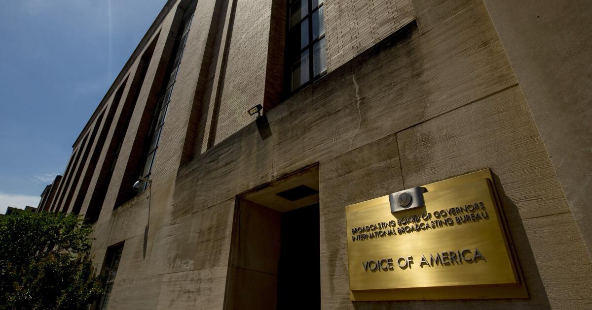 Trump moves to cut more than 500 Voice of America employees despite court ruling
